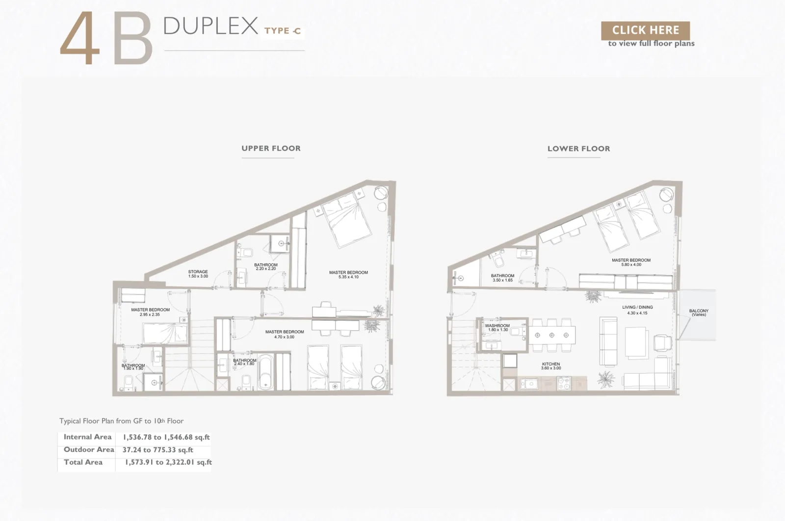 Floor plan for Type C