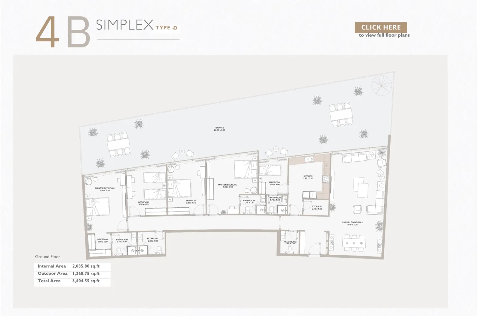 Floor plan for Type A