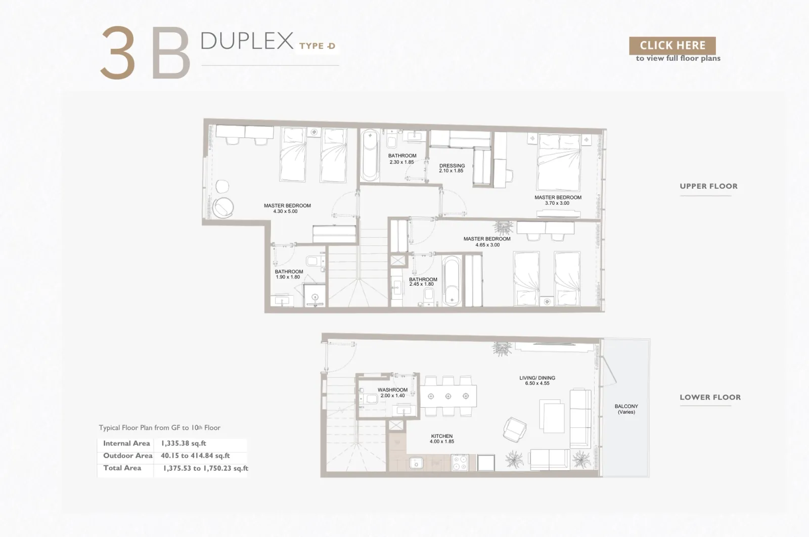 Floor plan for Type D