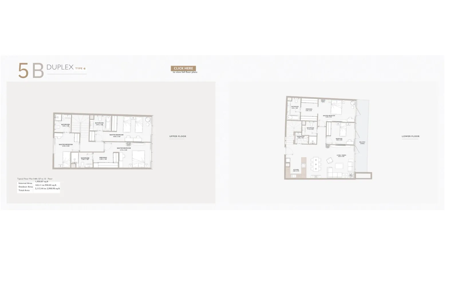Floor plan for Type B