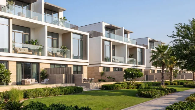 Five-bedroom courtyard villas at The Greens at Sobha Sanctuary.