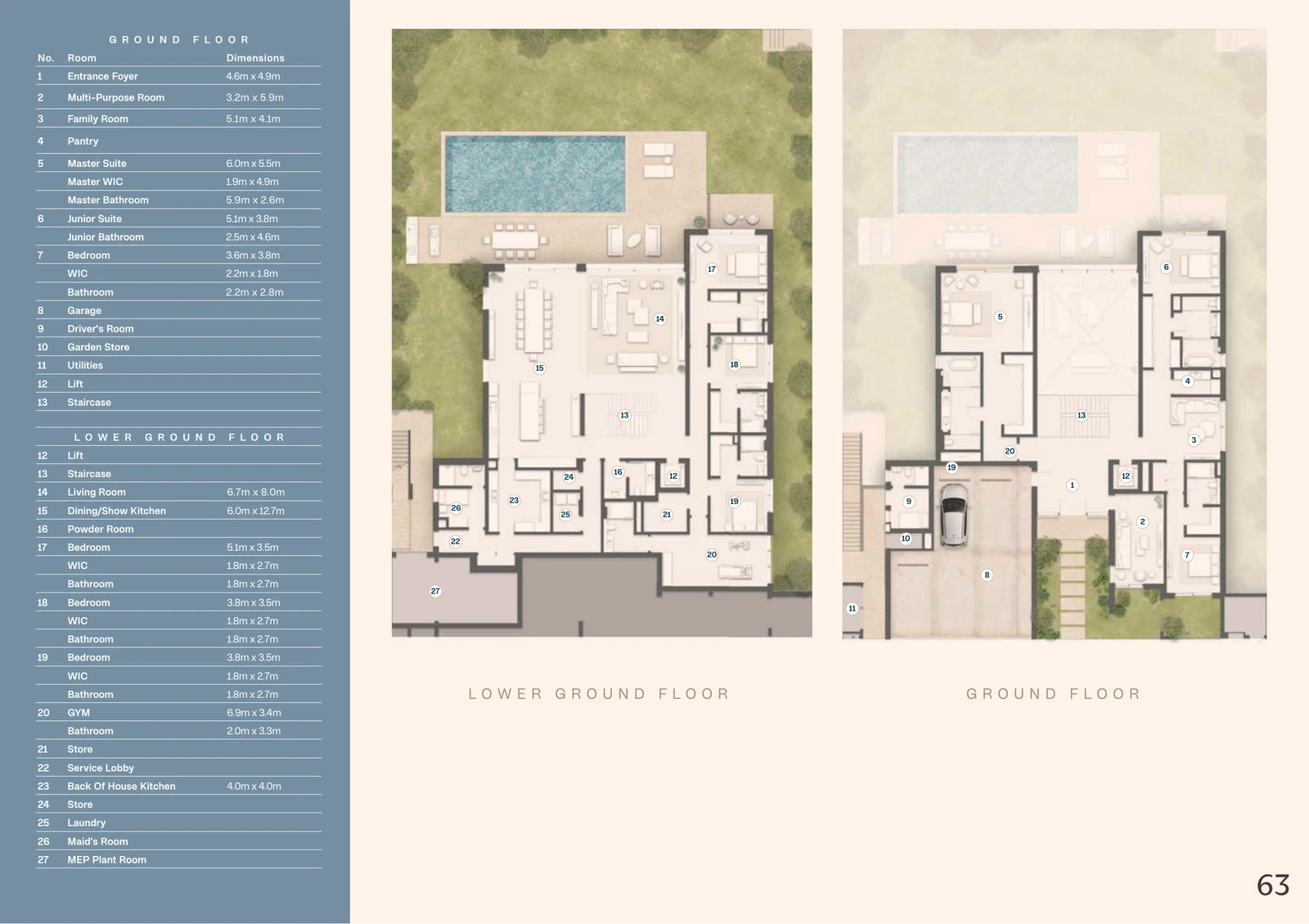 Floor plan for Ever Views