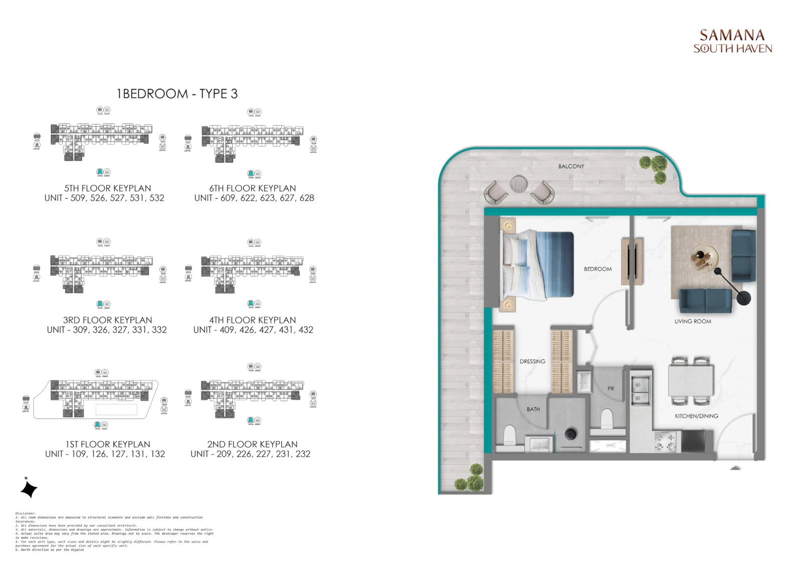 Floor plan for Type 3