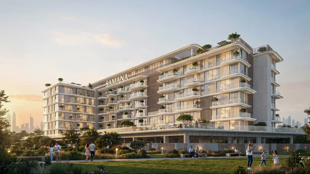 SAMANA South Haven low-rise apartment exterior in Dubai South