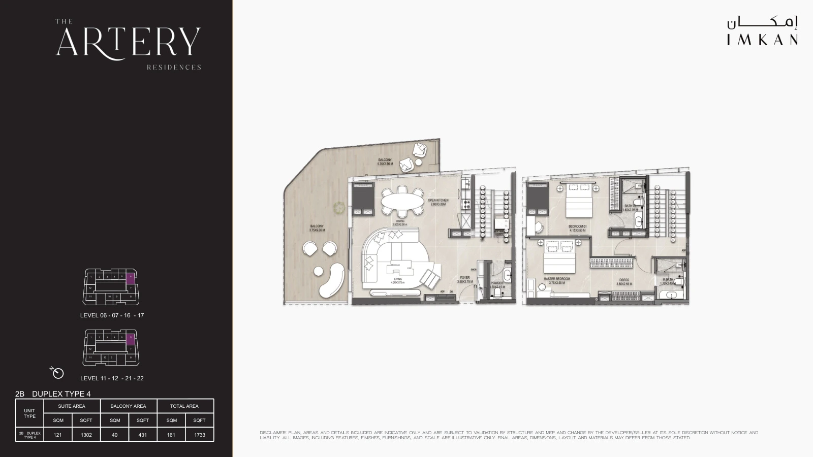Floor plan for Type 4