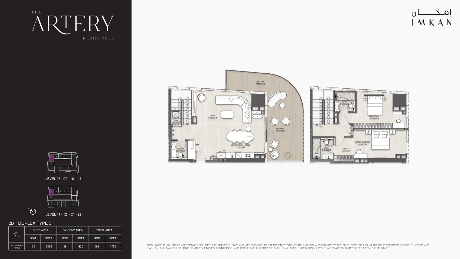 Floor plan for Type 3