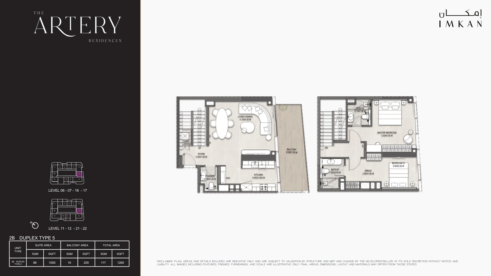 Floor plan for Type 5