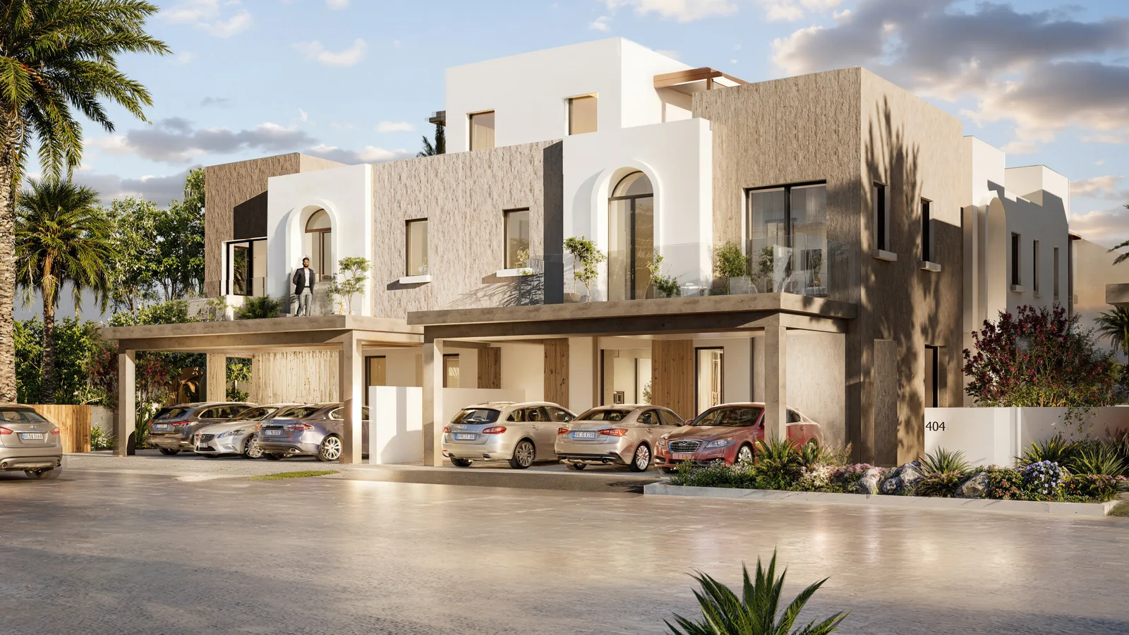 Contemporary Hayat Phase 6 Residences edge townhouses with covered parking