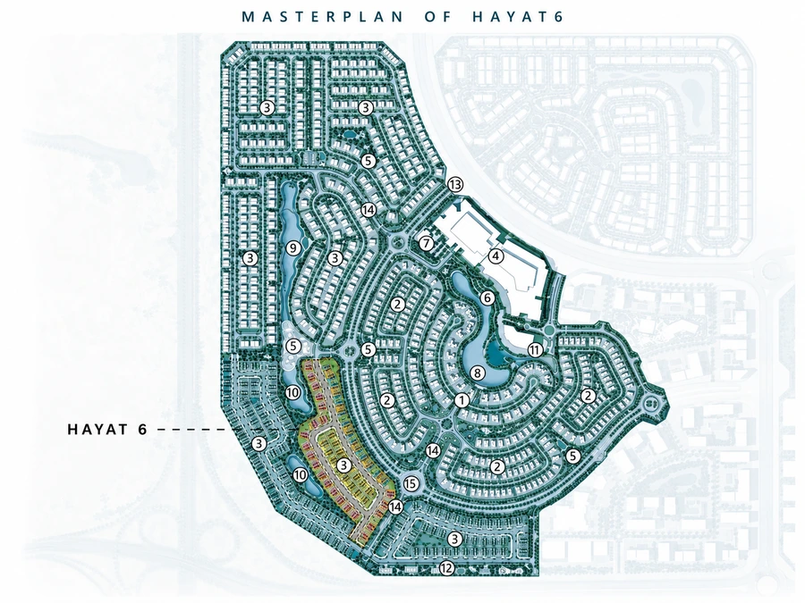 Hayat Phase 6 Residences master plan within the wider Hayat community in Dubai South
