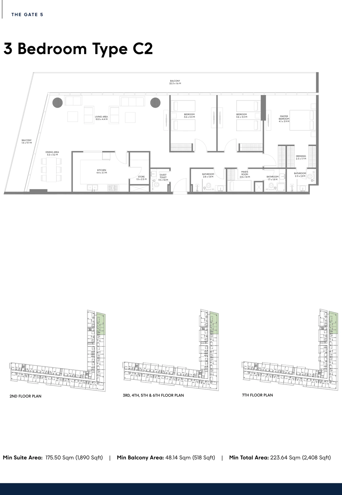 Floor plan for Type C2