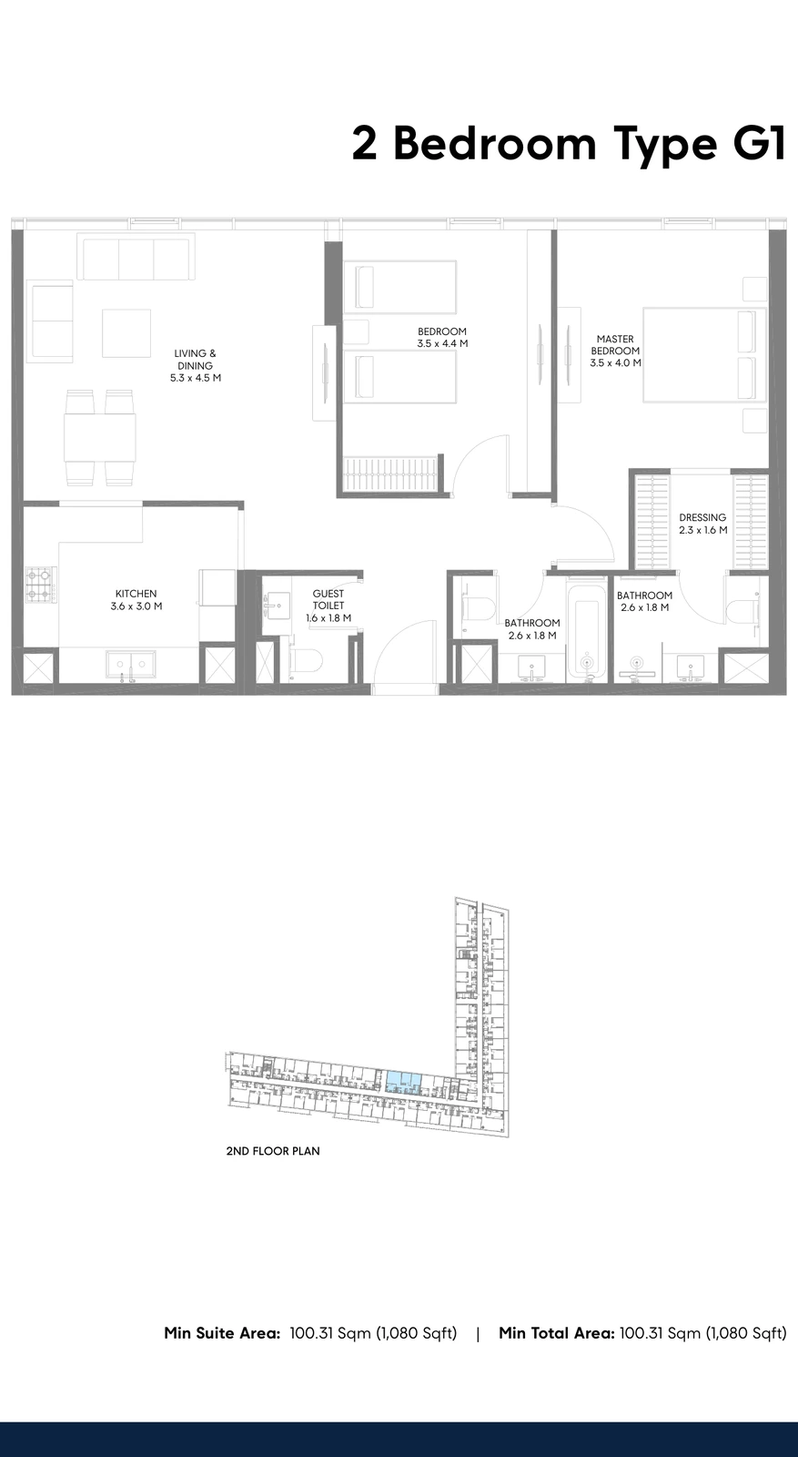 Floor plan for Type G1