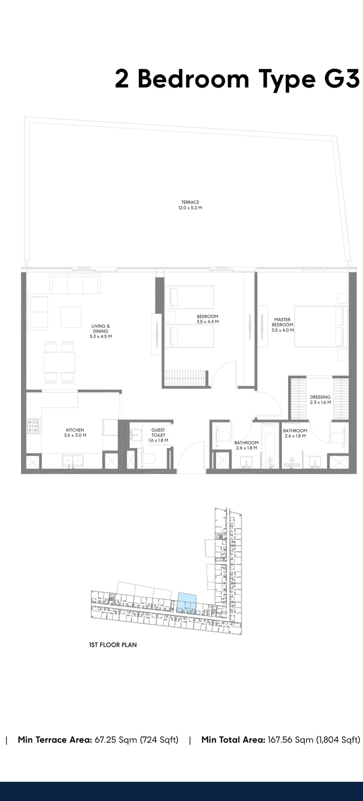 Floor plan for Type G3