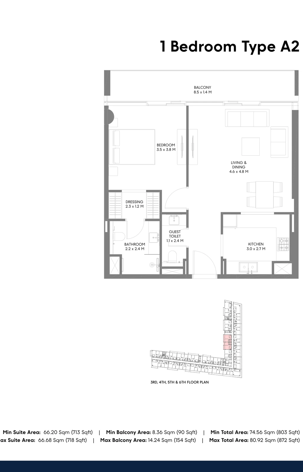 Floor plan for Type A2