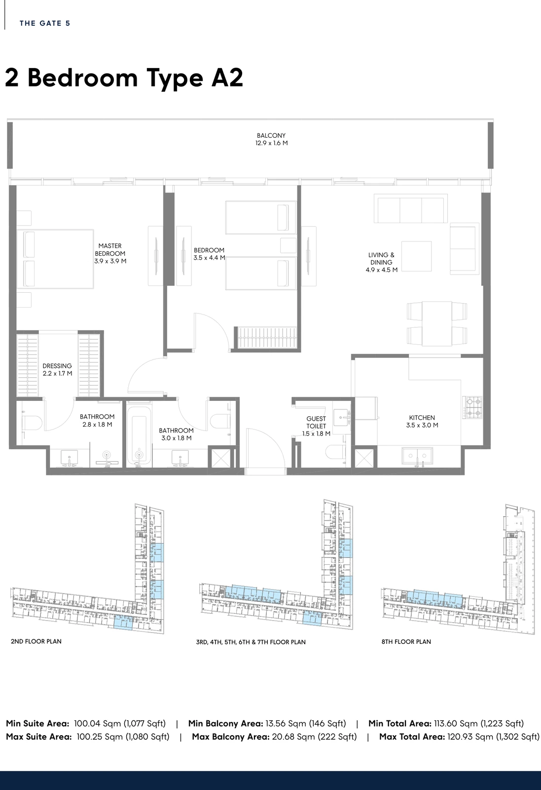 Floor plan for Type A2