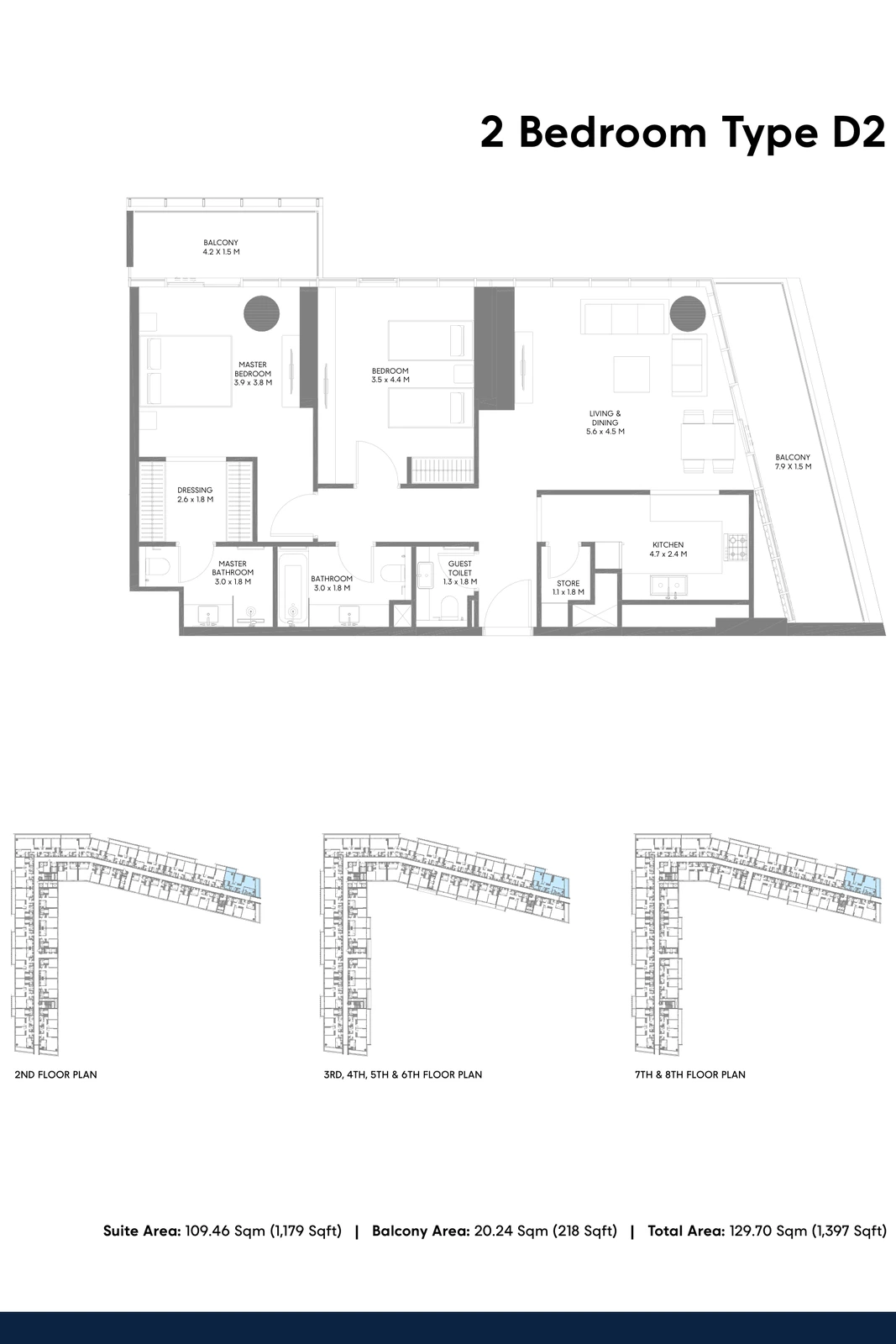 Floor plan for Type D2