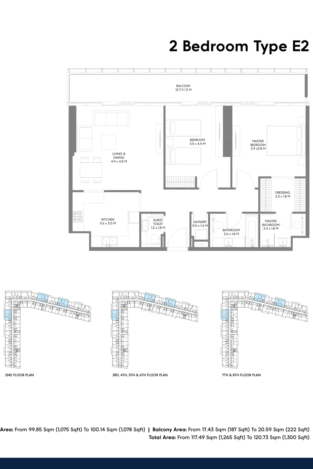 Floor plan for Type E2