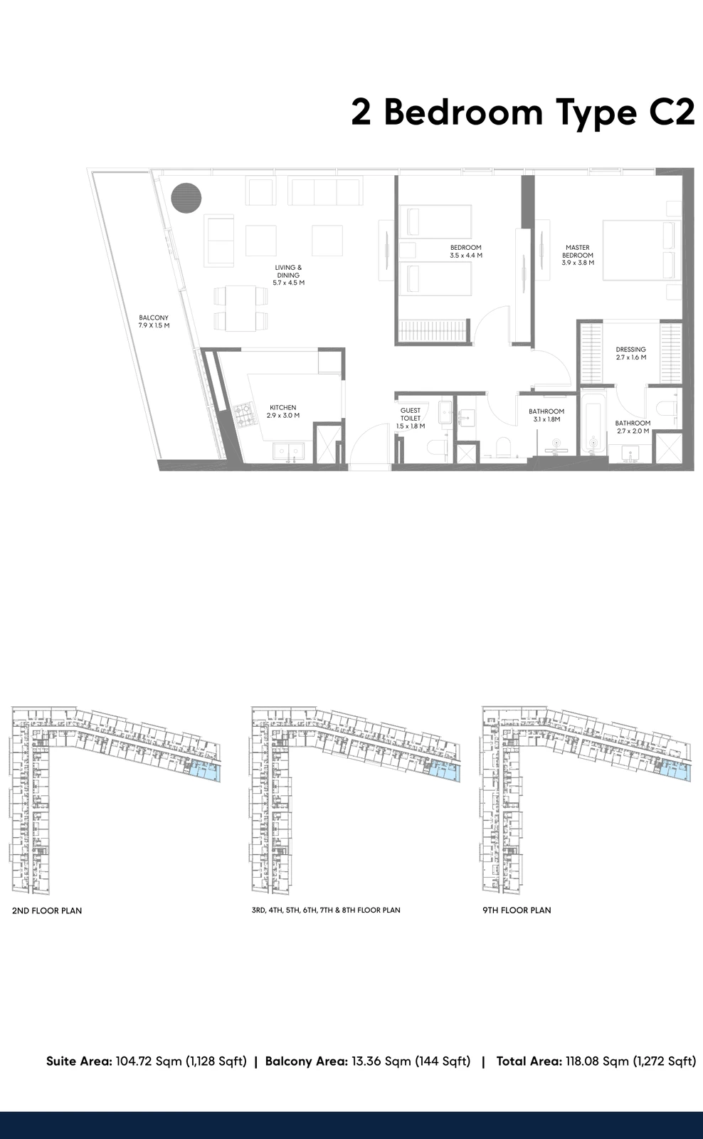 Floor plan for Type C2