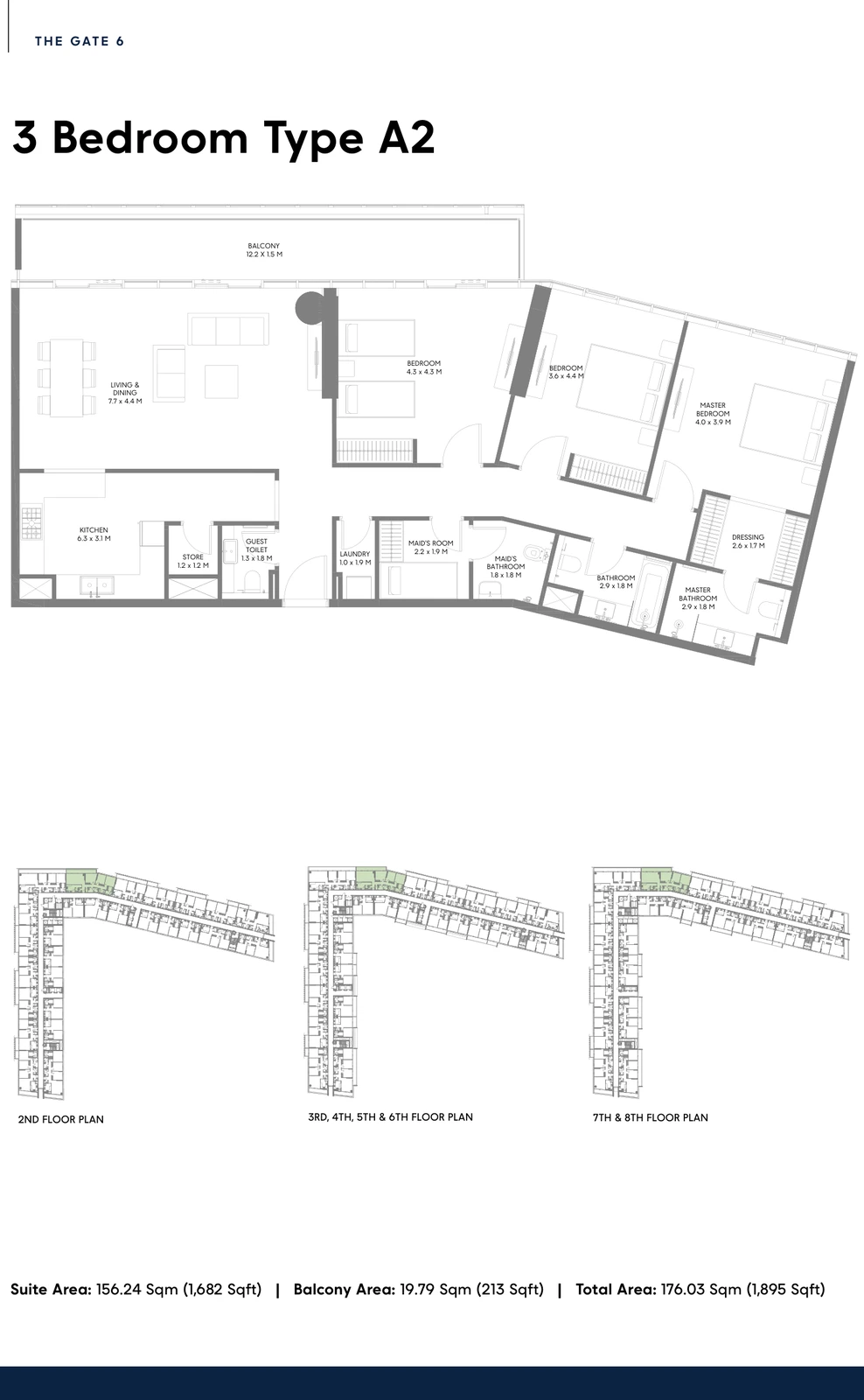 Floor plan for Type A2