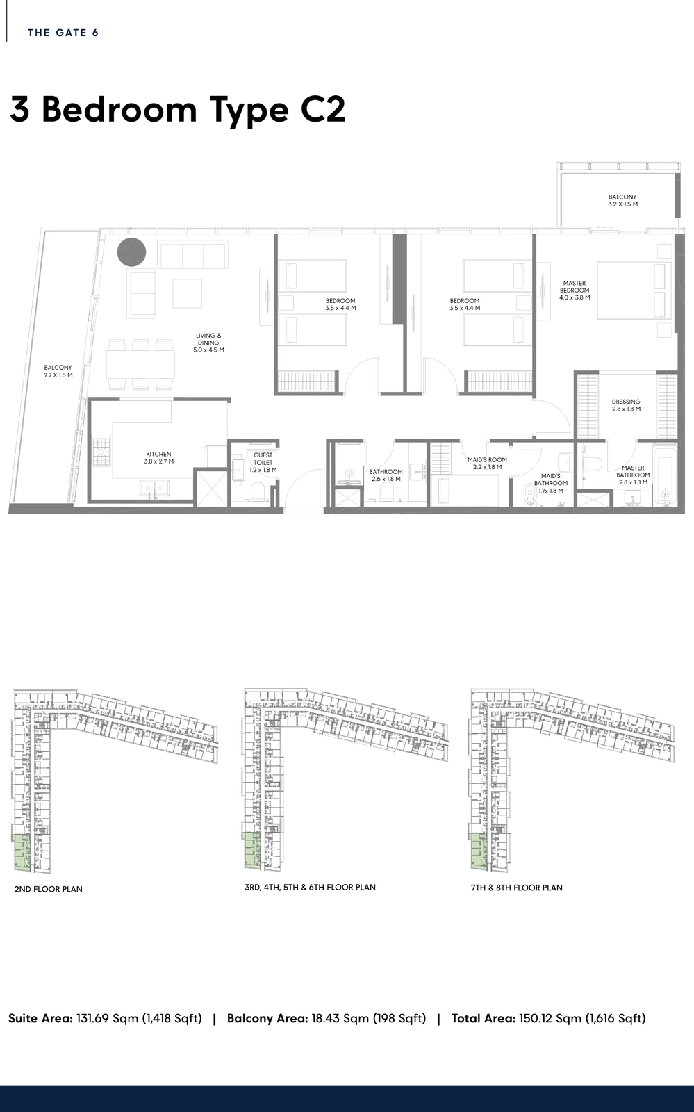Floor plan for Type C2