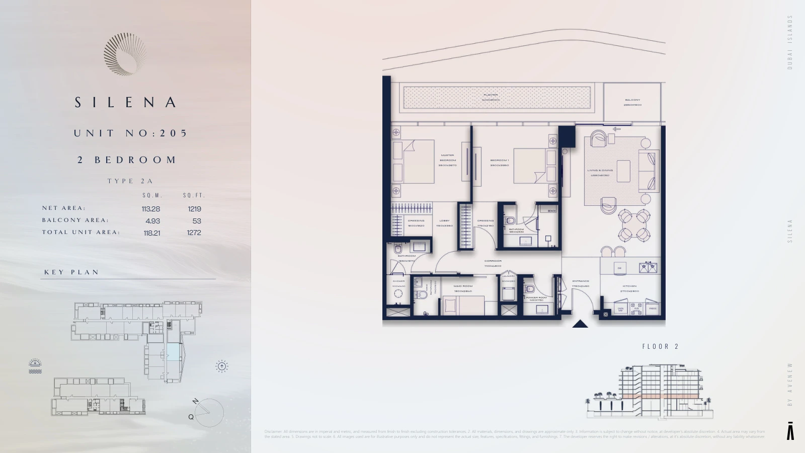 Floor plan for Type 2A