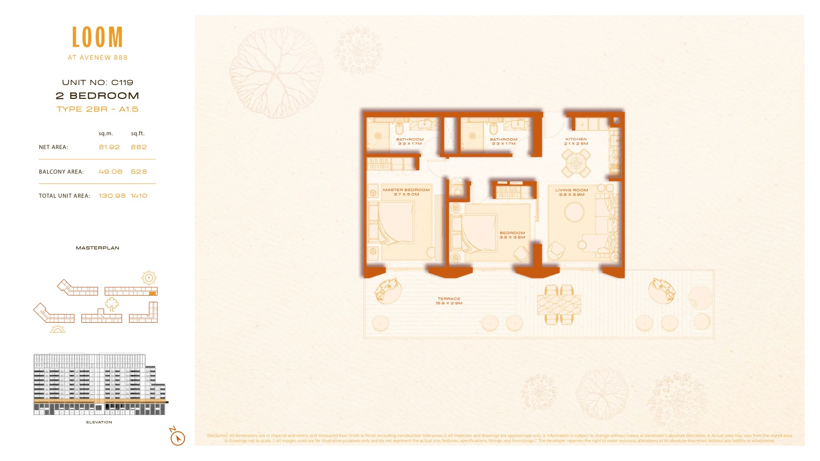Floor plan for A1.5