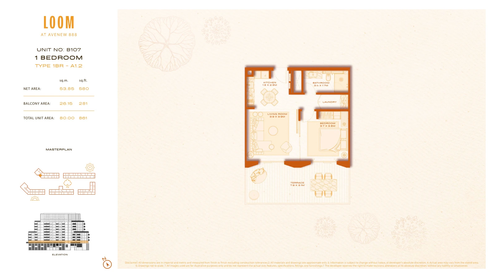 Floor plan for A1.2