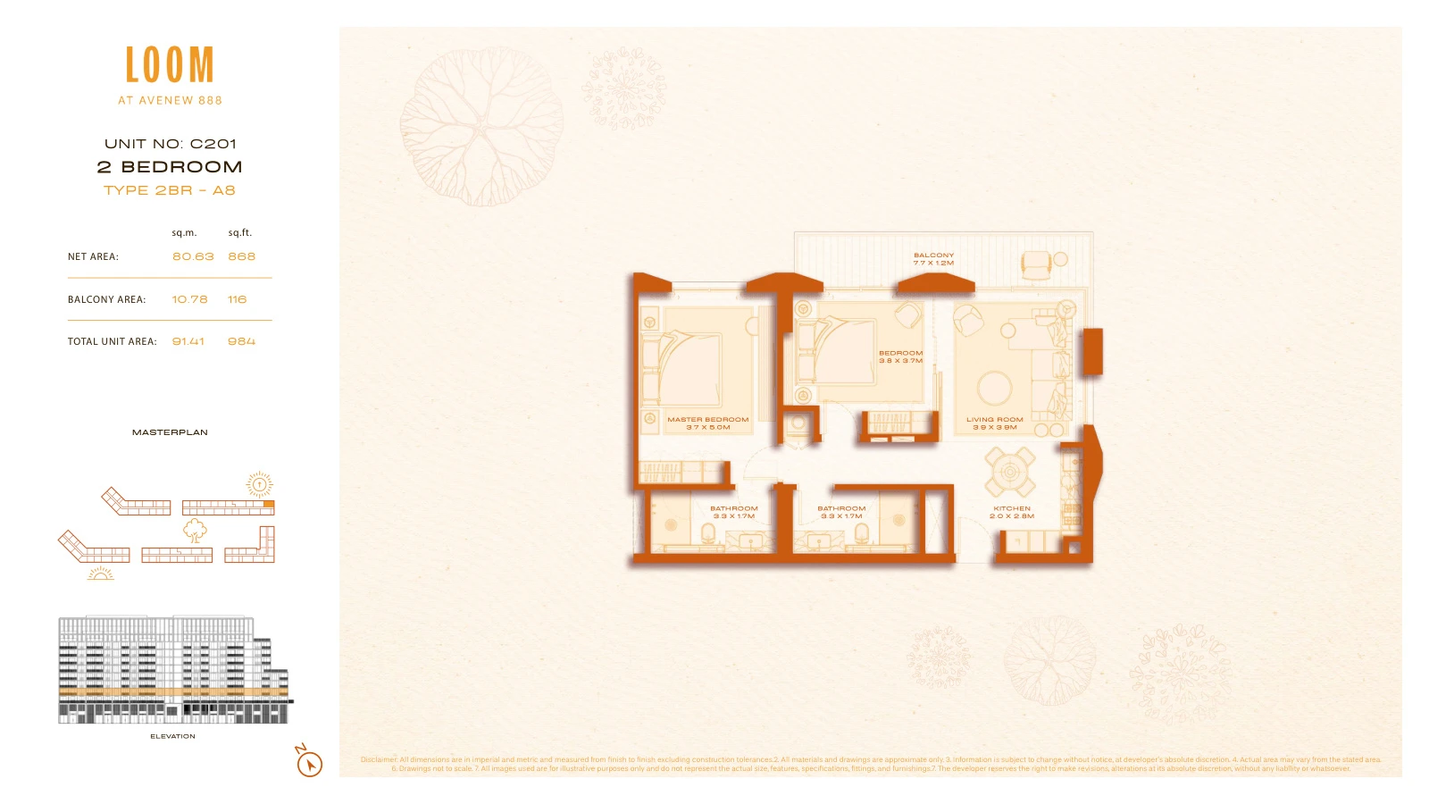 Floor plan for A8