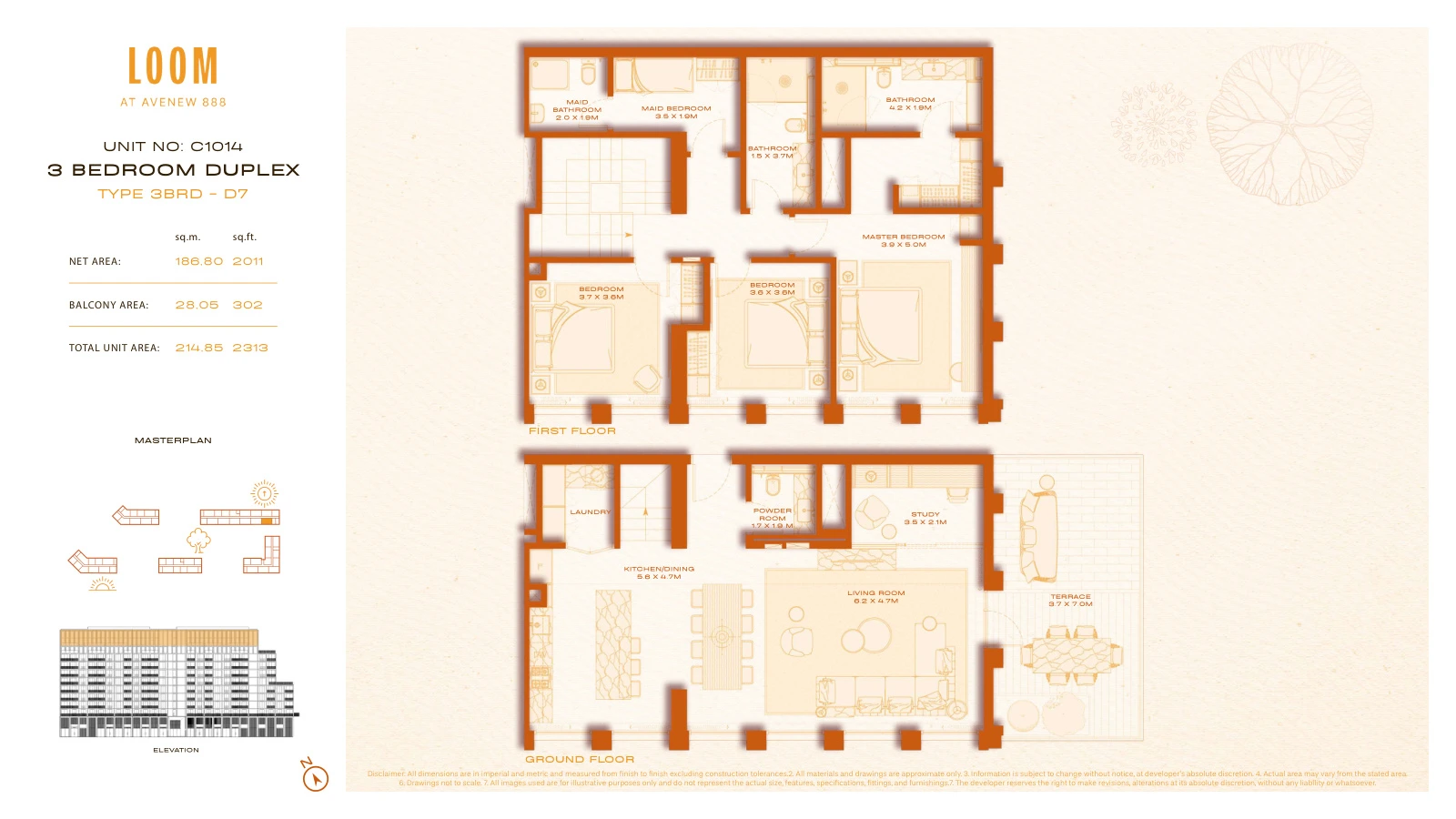 Floor plan for D7