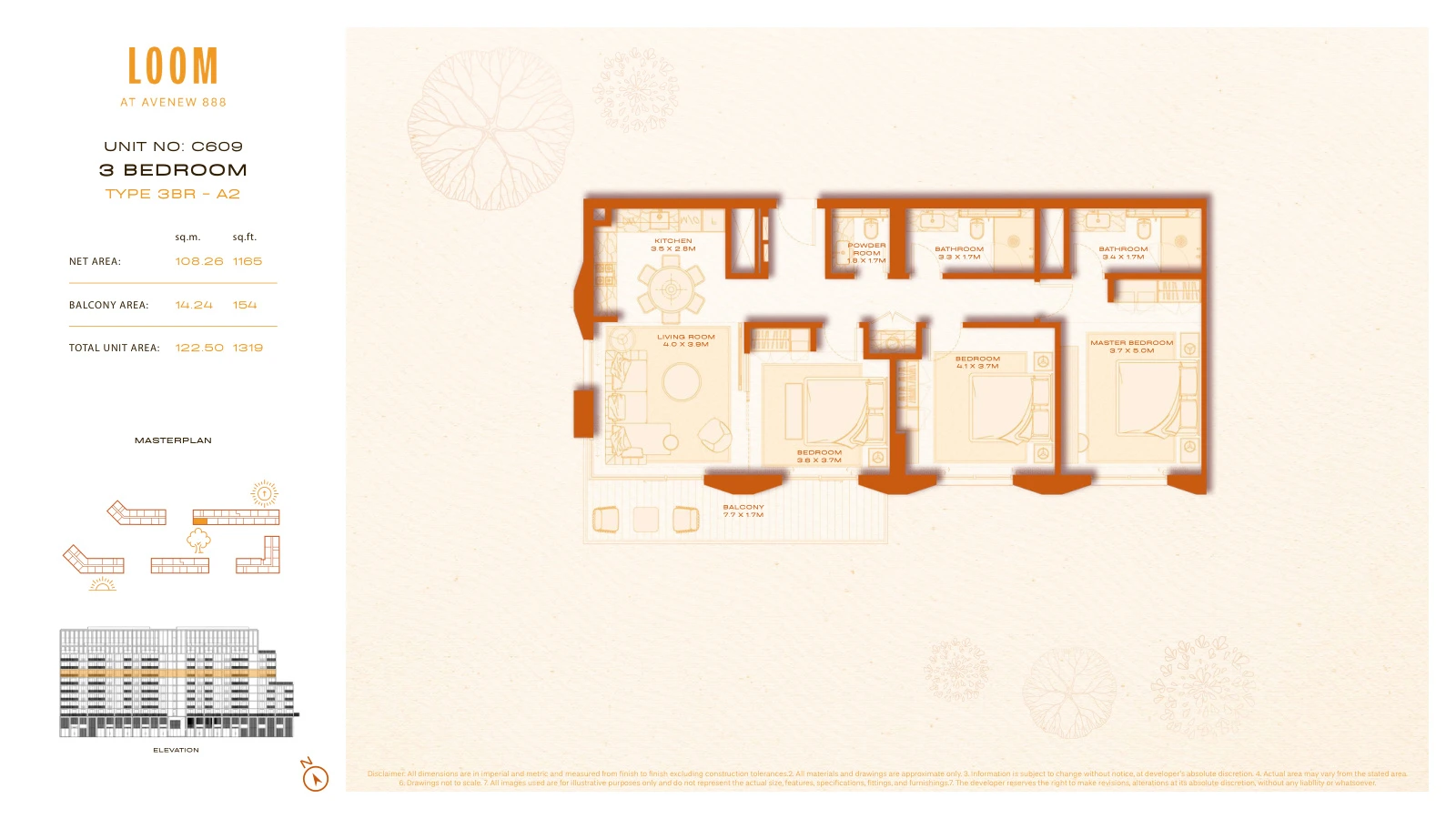 Floor plan for A2