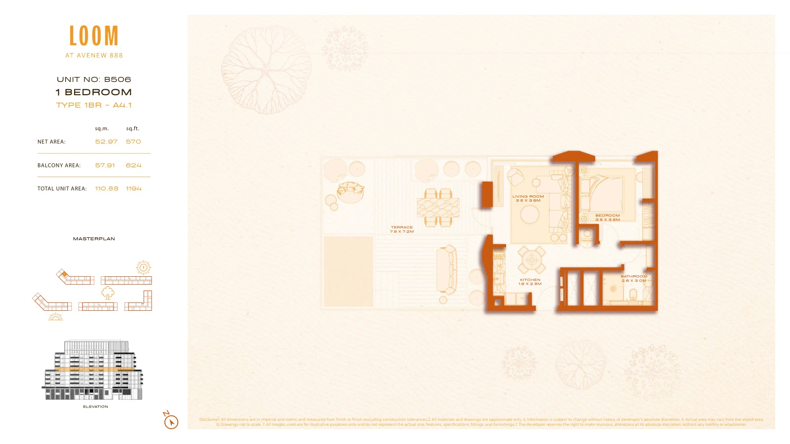 Floor plan for A4.1