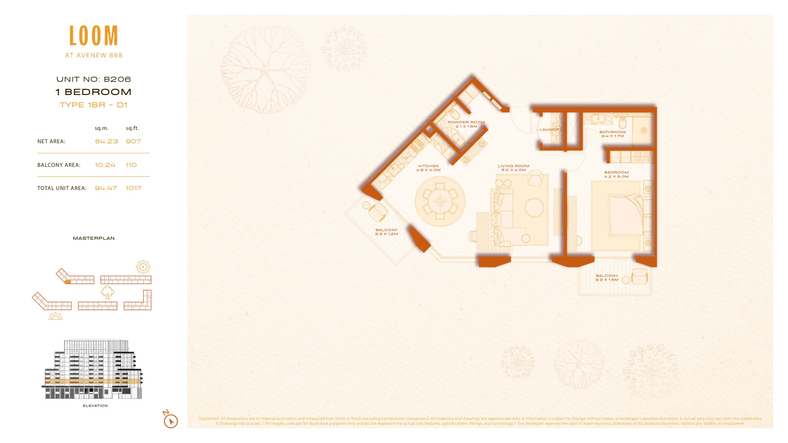 Floor plan for D1