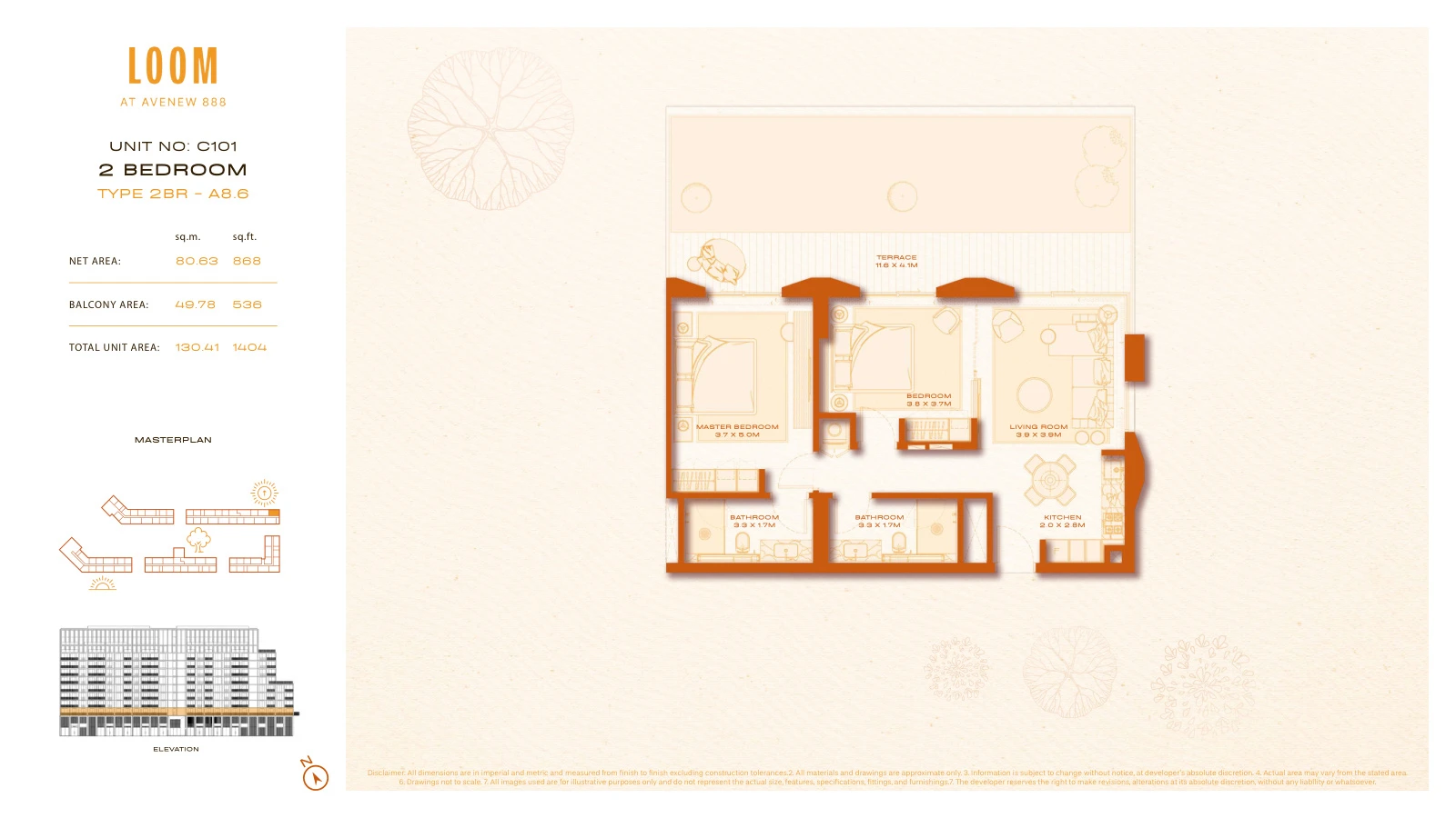 Floor plan for A8.6