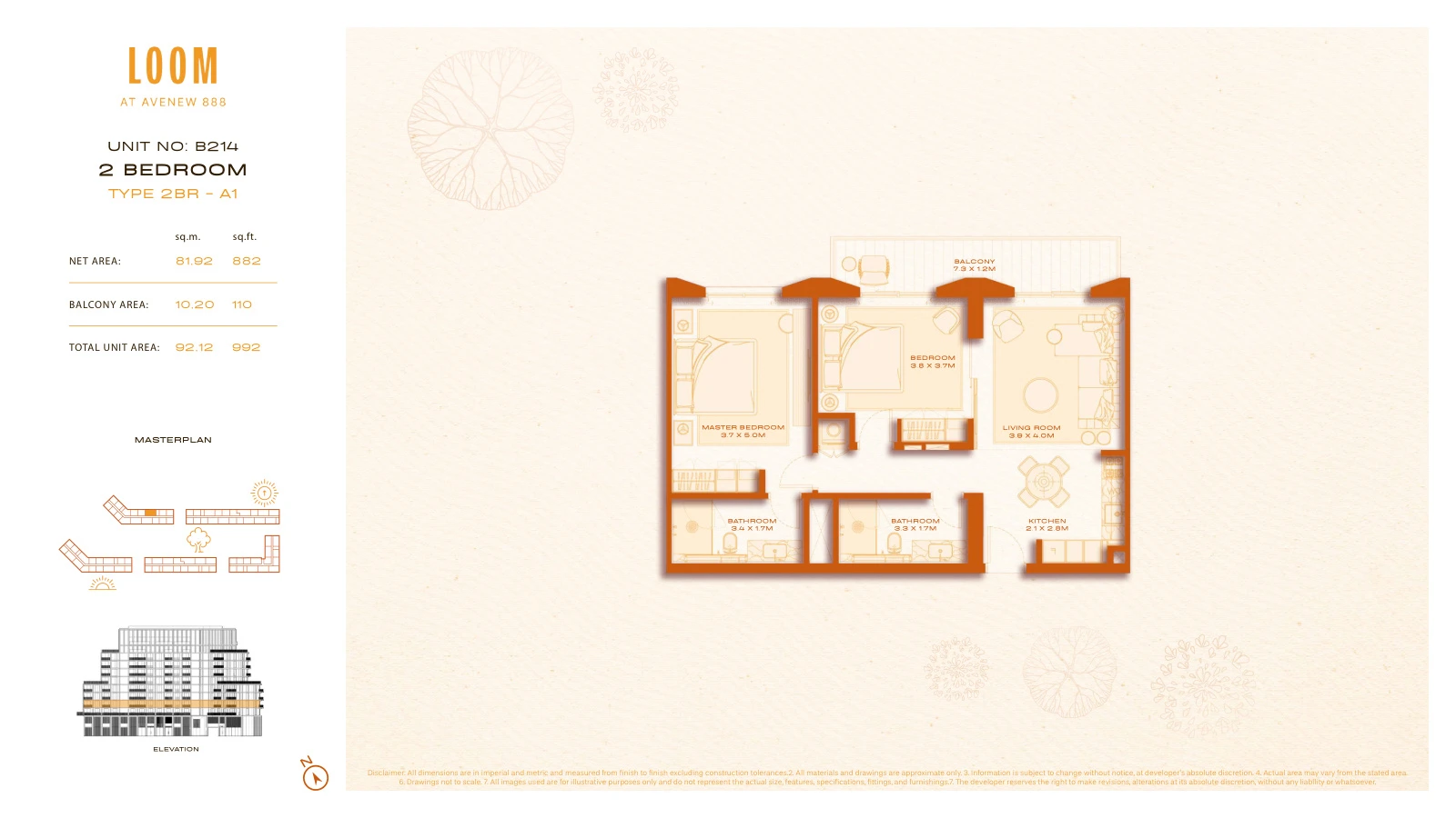 Floor plan for A1