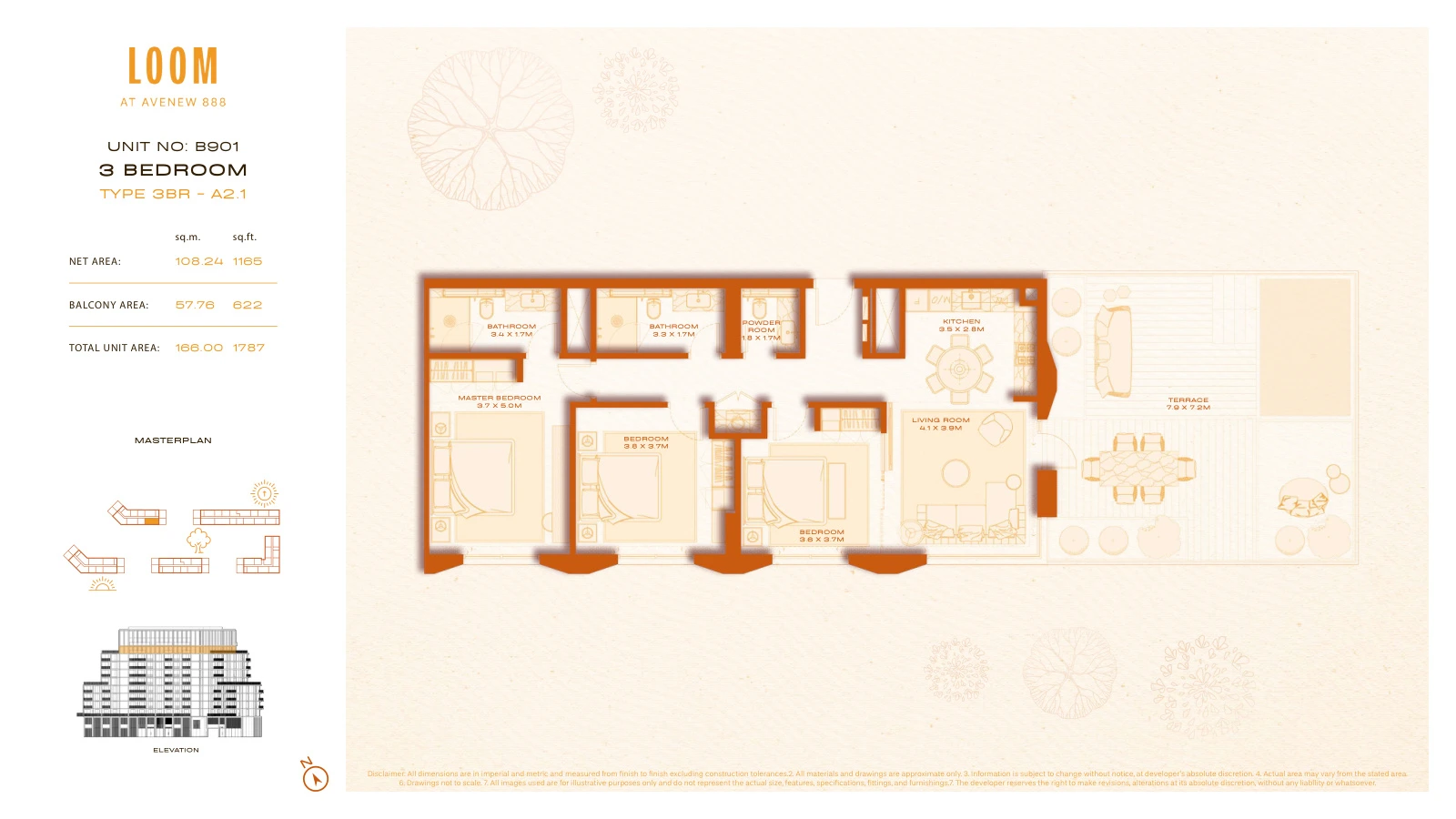 Floor plan for A2.1