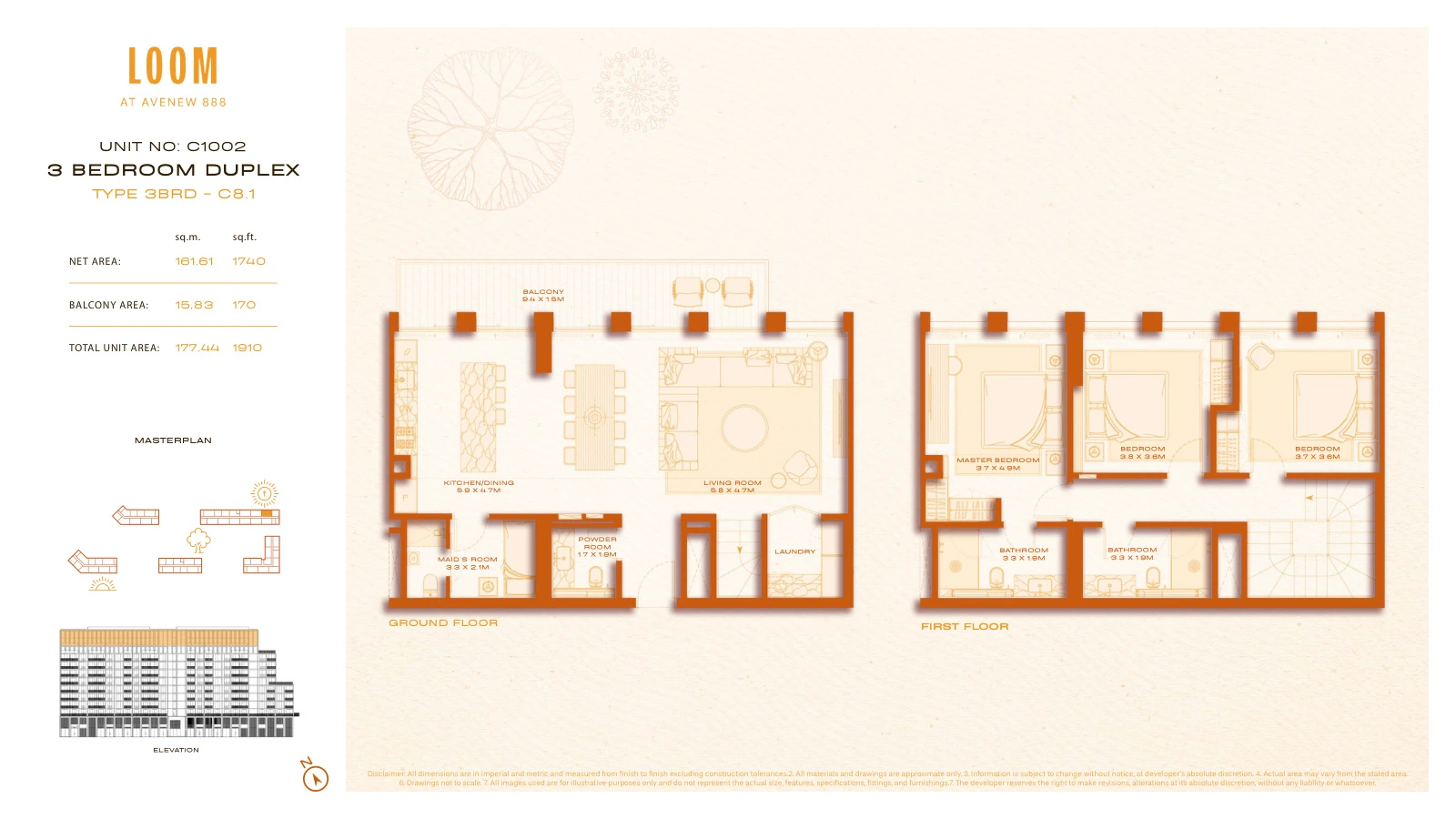 Floor plan for C8.1
