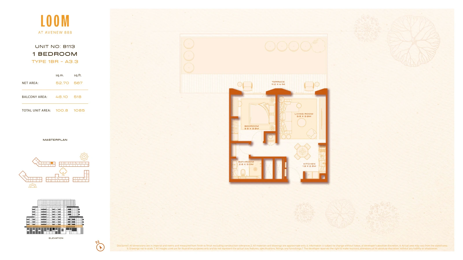 Floor plan for A3.3