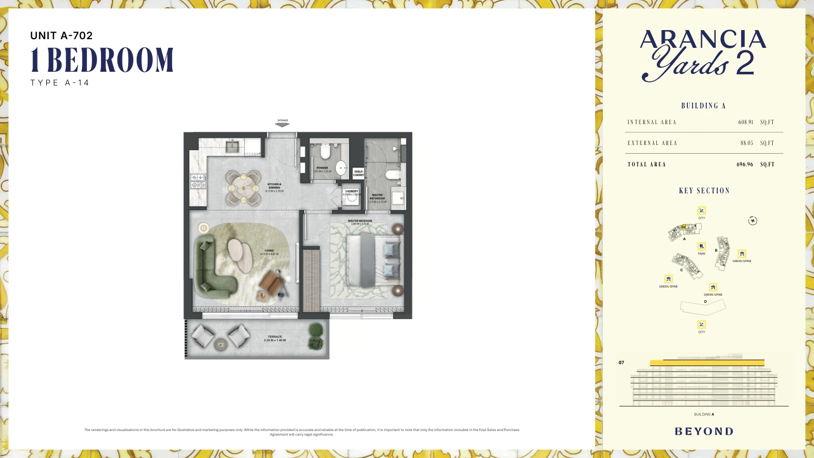 Floor plan for Type A-14