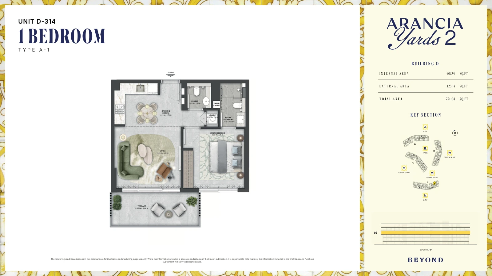 Floor plan for Type A-1