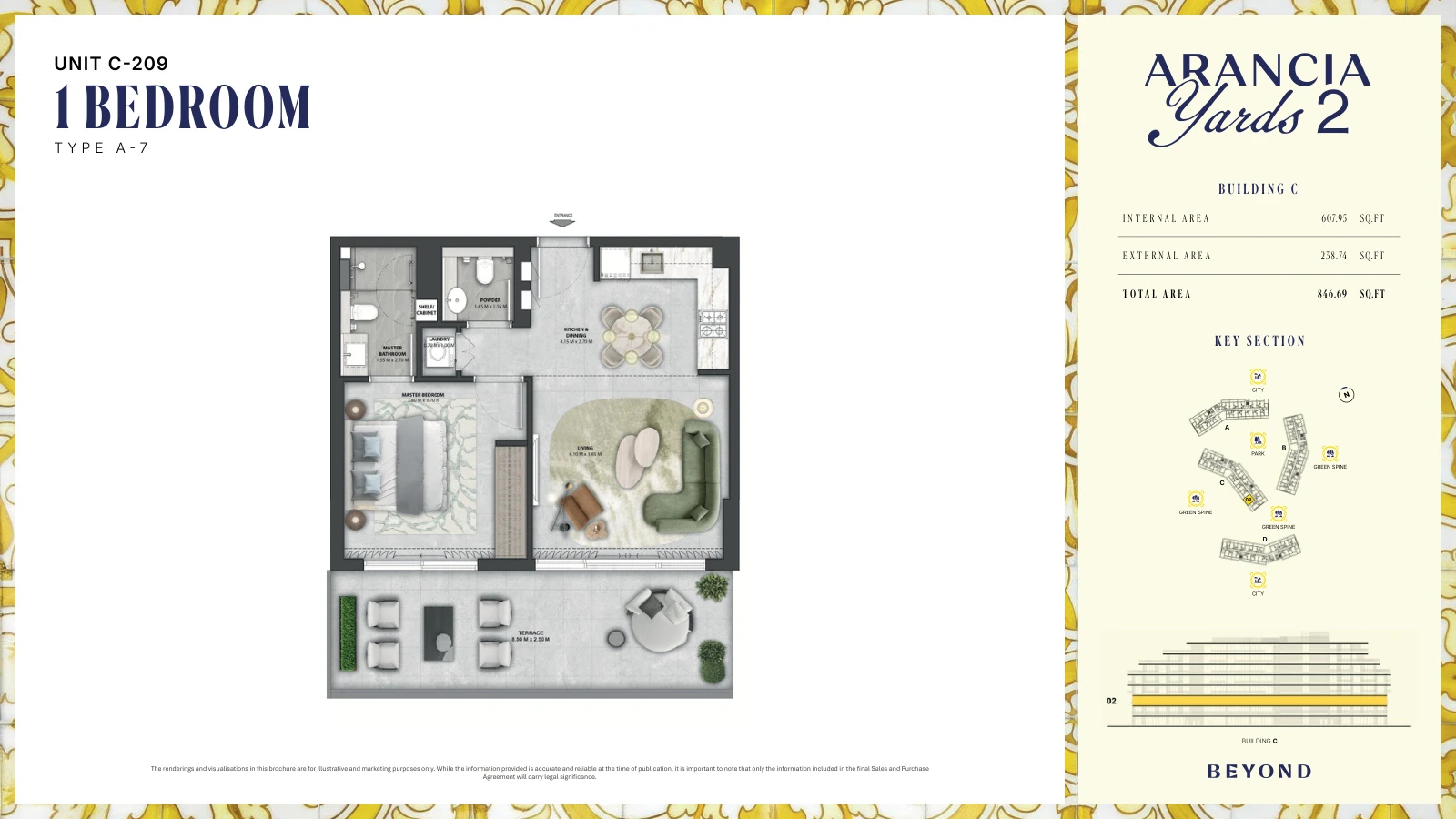 Floor plan for Type A-7