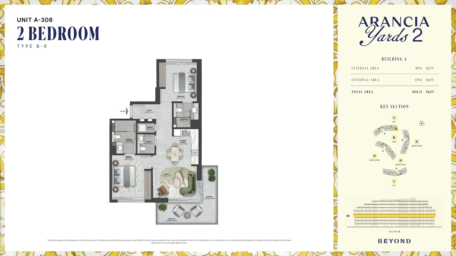 Floor plan for Type B-9
