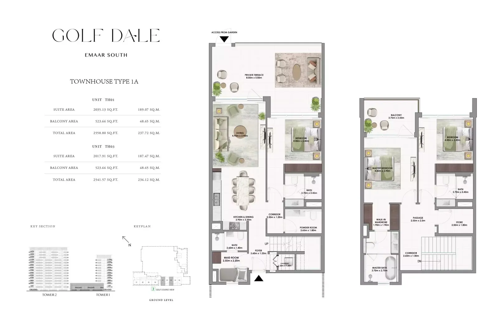 Floor plan for Type 1A