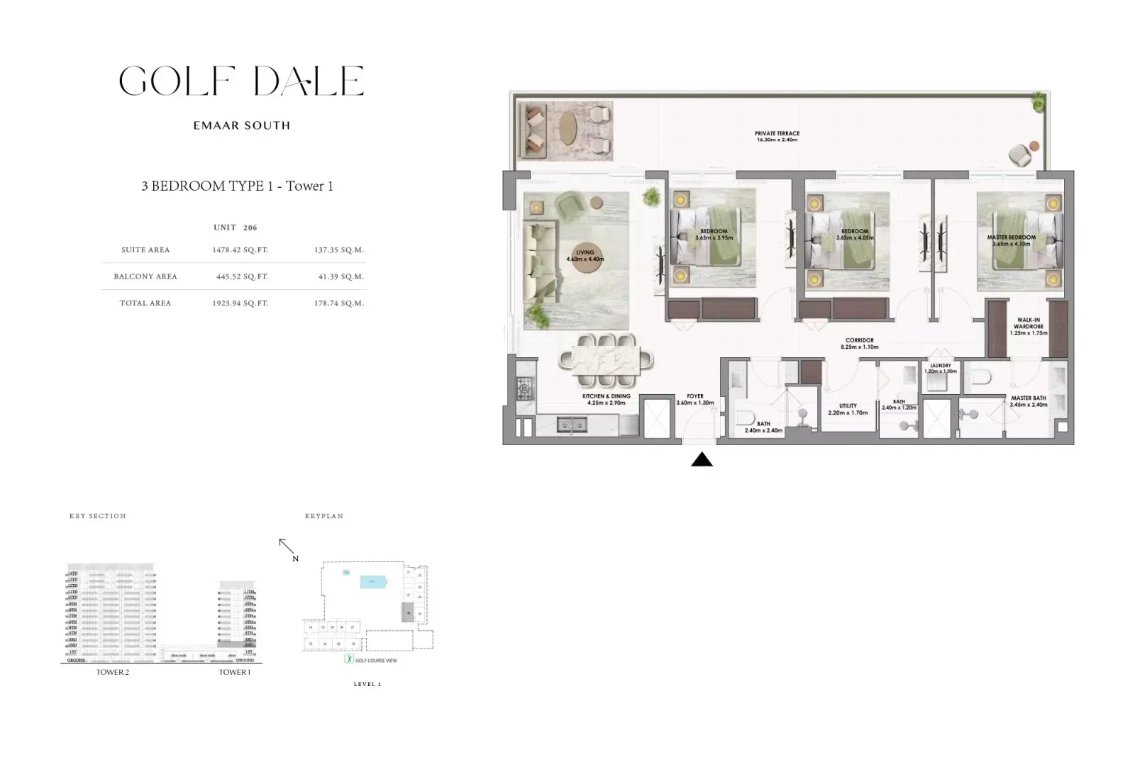 Floor plan for Type 1