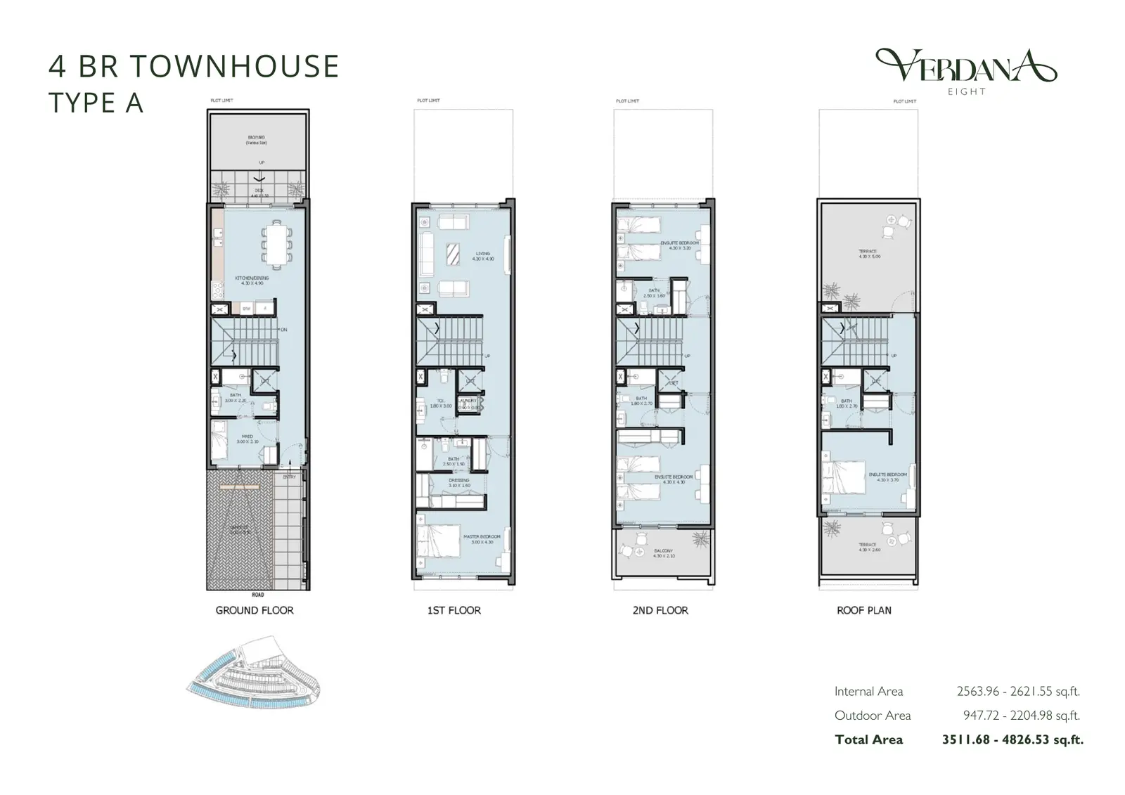Floor plan for Type A
