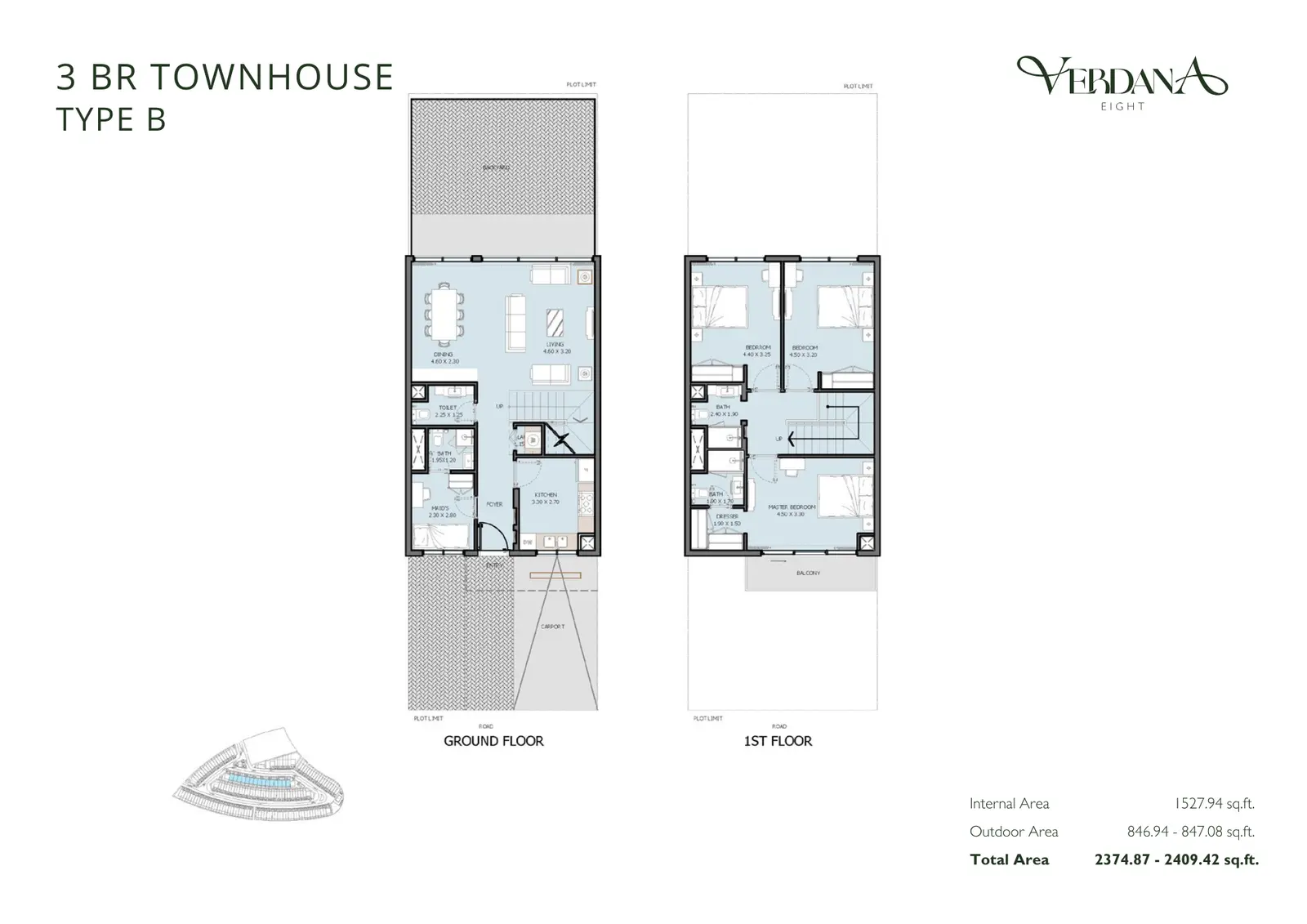 Floor plan for Type B