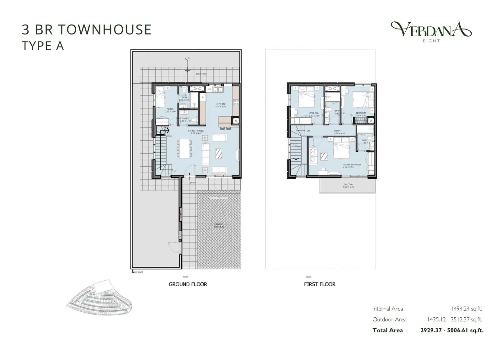Floor plan for Type A