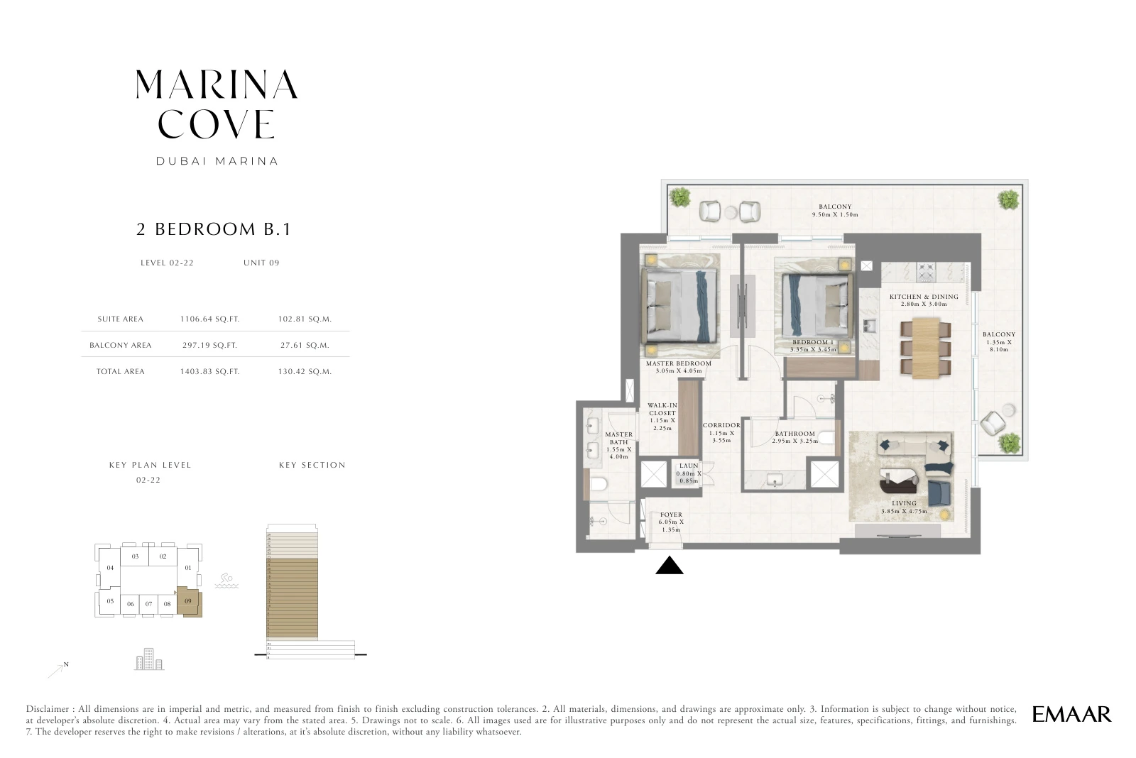 Floor plan for Type B.1
