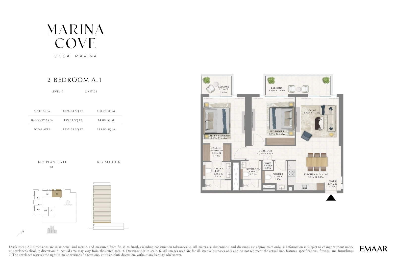 Floor plan for Type  A.1