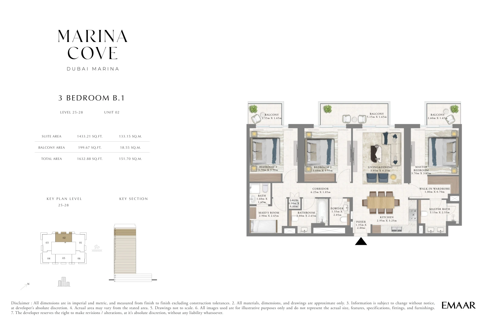 Floor plan for Type B.1