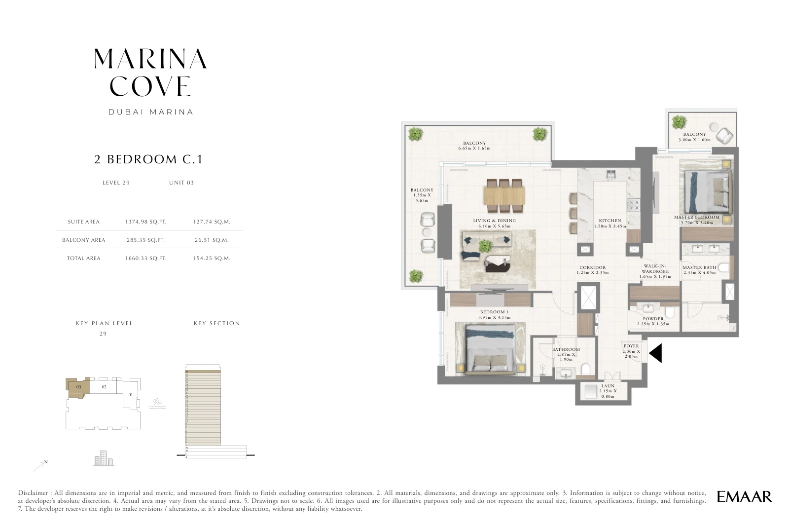 Floor plan for Type C.1