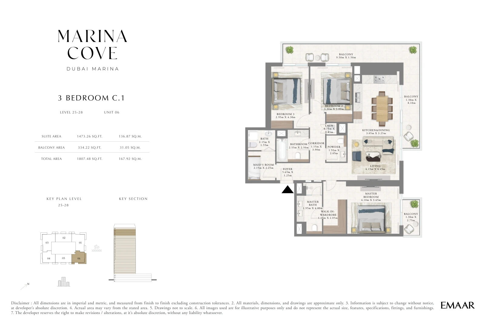 Floor plan for Type C.1